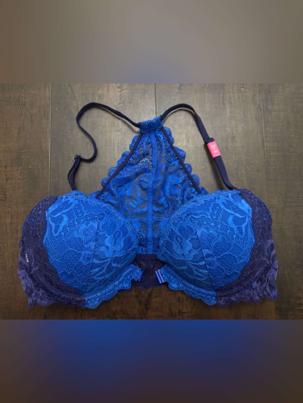 VS Pink Racerback Lace bra